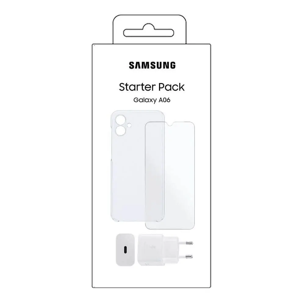 Samsung Starter Pack A06,Maska,Staklo,Punjac