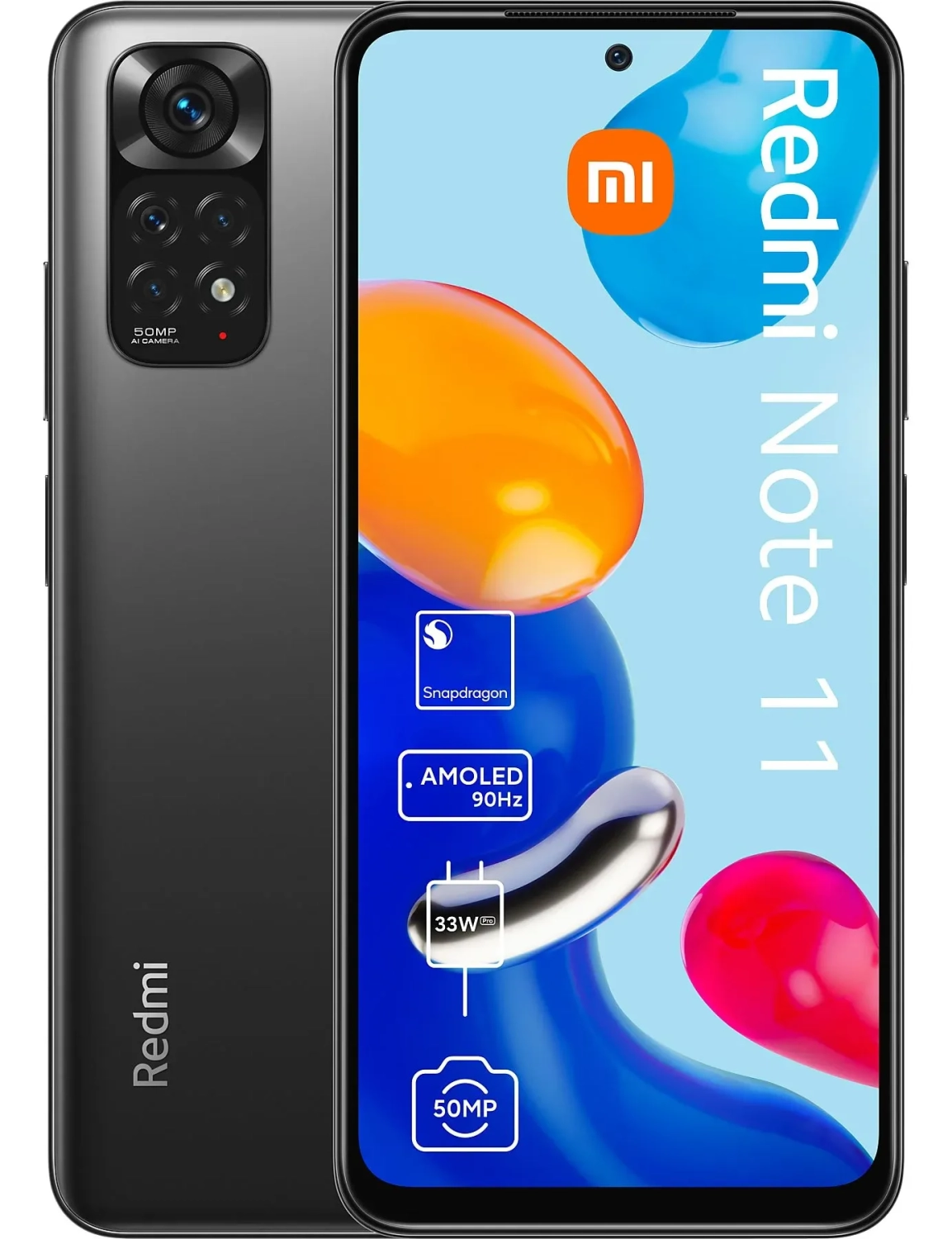 Refurbished mobile phone Redmi Note 11 4/128GB Graphite Gray DS 4G Grade-D