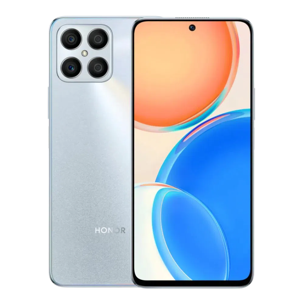 Refurbished mobile phone Honor X8 6/128GB Titanium Silver DS 4G Grade-A