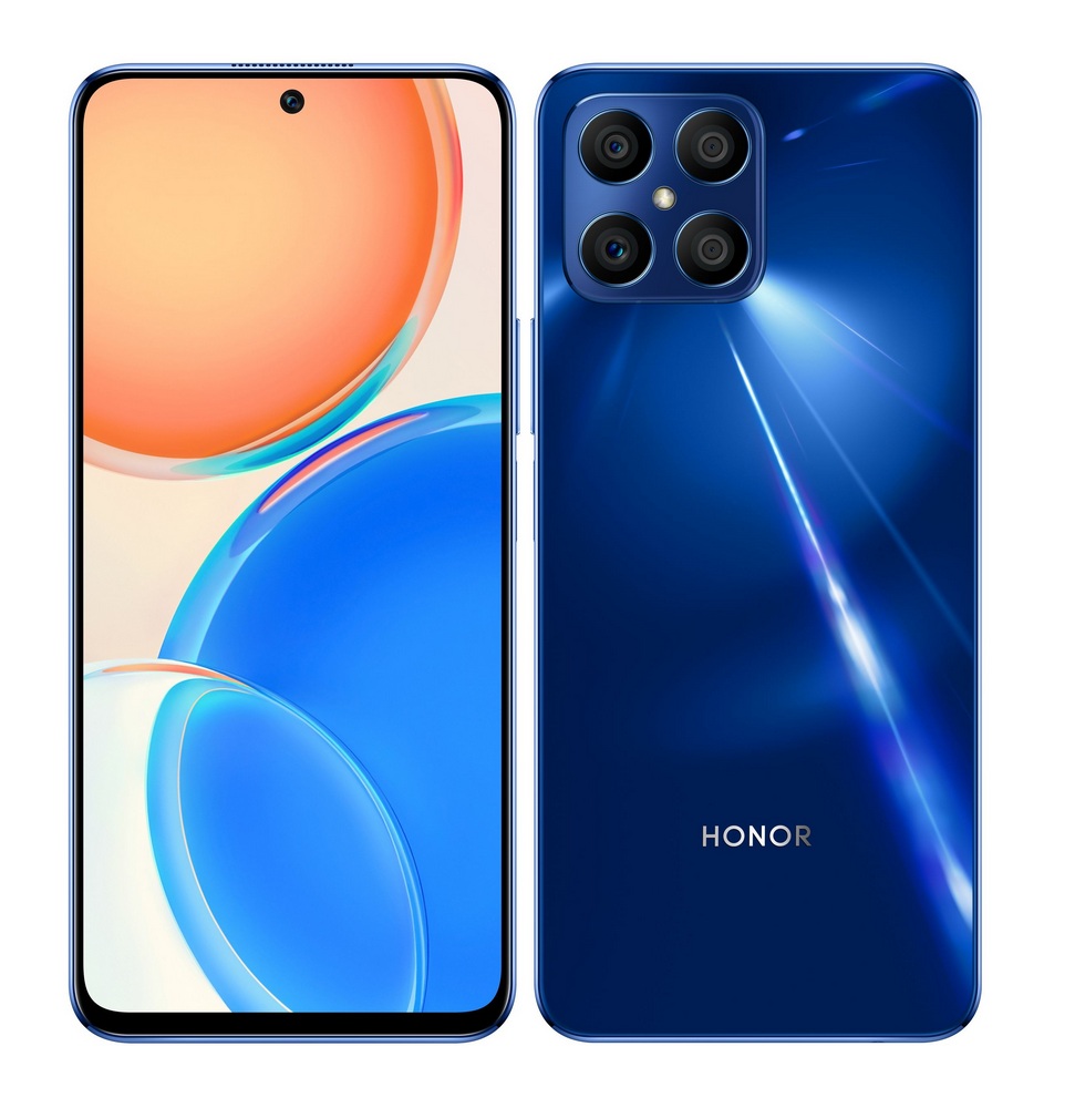 Refurbished mobile phone Honor x8 6/128GB Ocean Blue DS 4G Grade-D
