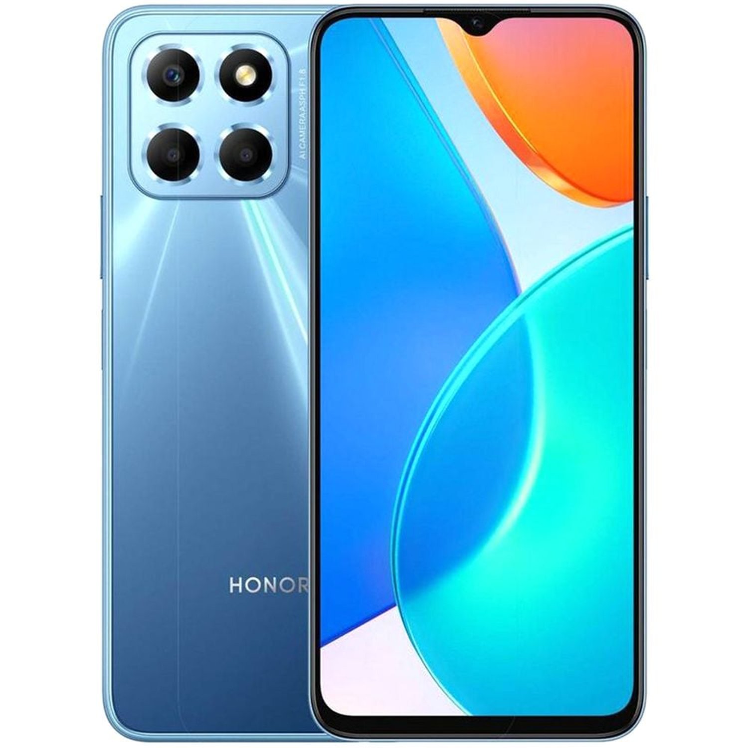 Refurbished mobile phone Honor x6 4/64GB Ocean Blue DS 4G Grade-D