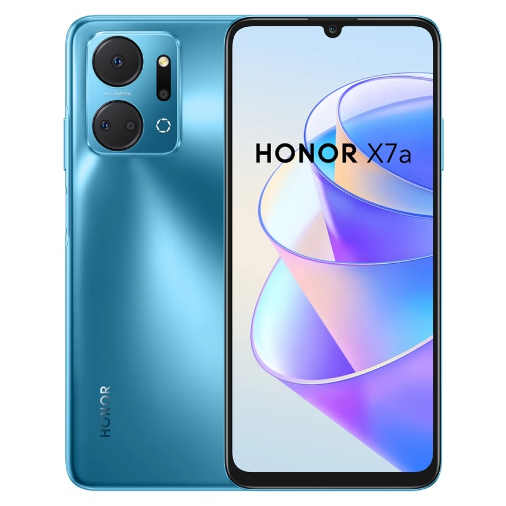 Refurbished mobile phone Honor x7a 4/128GB Ocean Blue DS 4G Grade-C