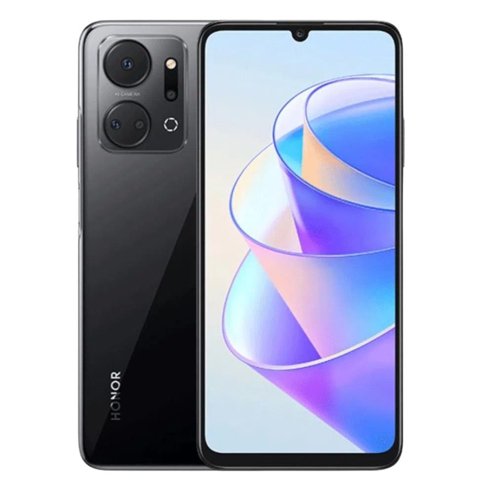 Refurbished mobile phone Honor x7a 4/128GB Midnight Black DS 4G Grade-D
