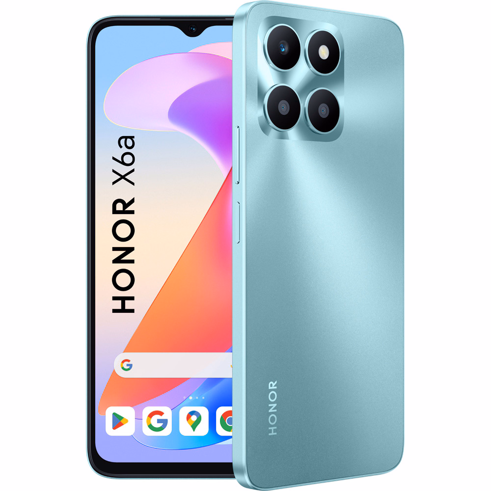 Refurbished mobile phone Honor x6a 4/128GB Cyan Lake DS 4G Grade-B